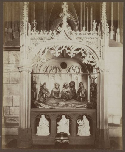 Station 14 of the Way of the Cross in the Cologne Cathedral (The Entombment of Christ)