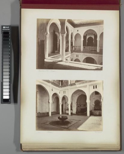 Courtyard with arches of a house in Tétouan