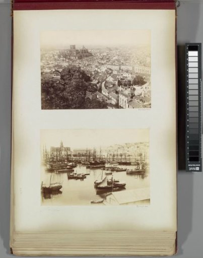 Panorama of a (presumably) Spanish town