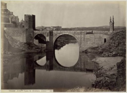 Bridge Puente de Alcántara over the Tagus in Toledo