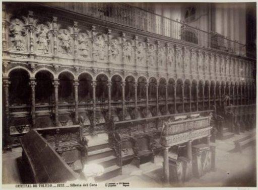 Choir stalls of the cathedral of Toledo