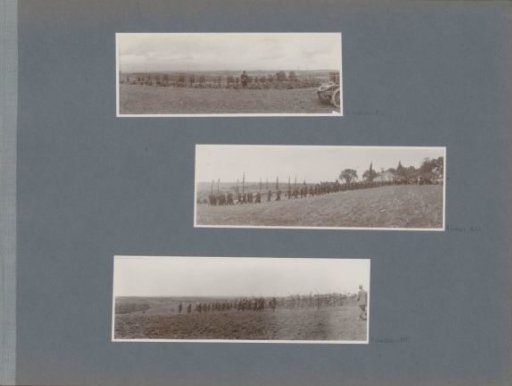 Soldiers in a position in France
