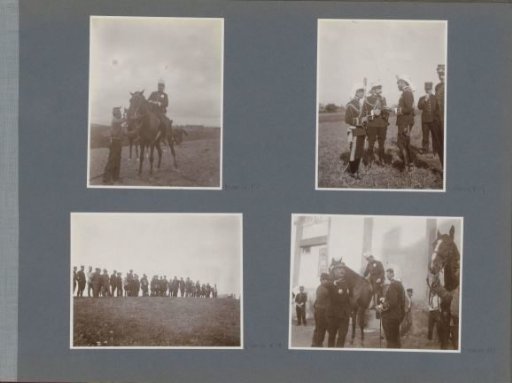 Senior French officer on horseback