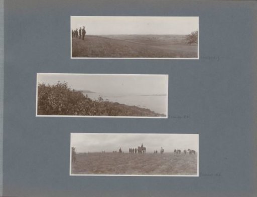 Line of soldiers watching field manoeuvres in France