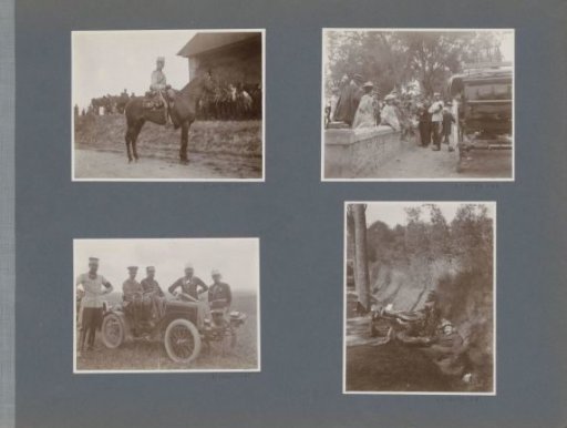 Soldiers resting in a ditch in France
