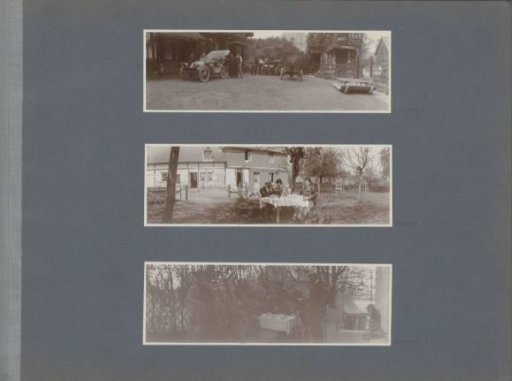 Picnic on a terrace at a house in France