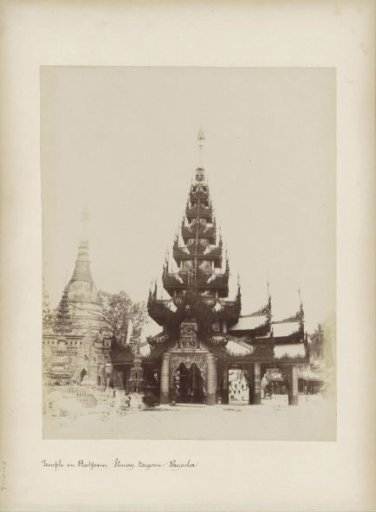 Temple at the Shwedagon Pagoda, Yangon, Myanmar