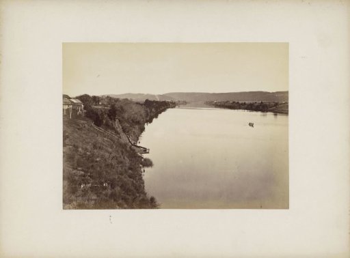 View of a river and shores, probably in the vicinity of Sydney