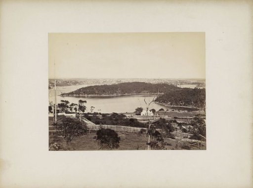 View of the harbours and forests of (probably) Sydney