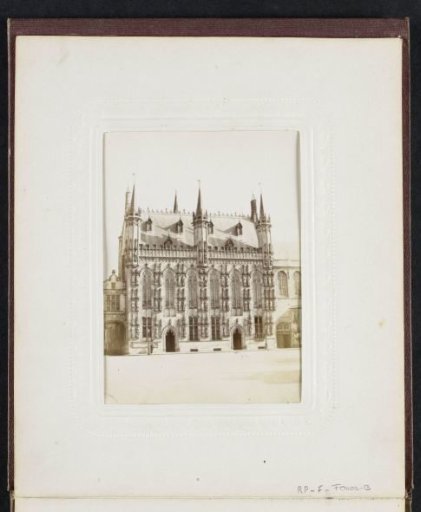 Exterior of the town hall of Bruges