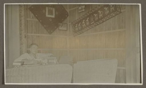 Man sitting at a table