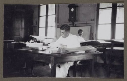 Men working in an office