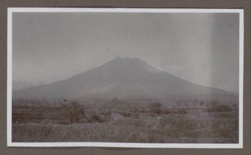 Landscape with a volcano