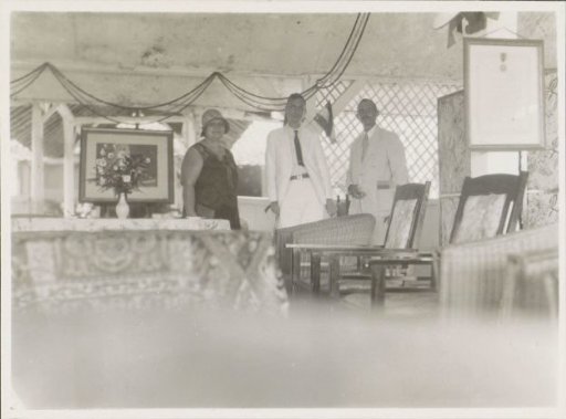 Reception in a decorated room