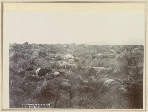 Victims of the battle at Spionkop in South Africa