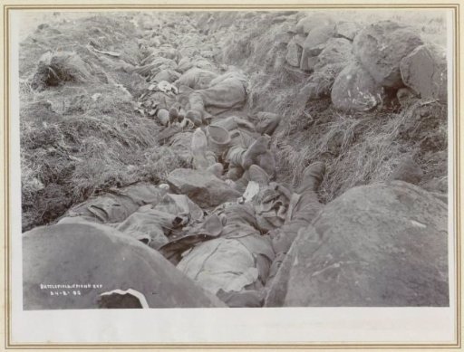 Victims of the battle at Spionkop in South Africa