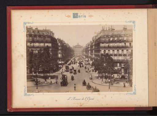 View of the Avenue de l'Opéra in Paris