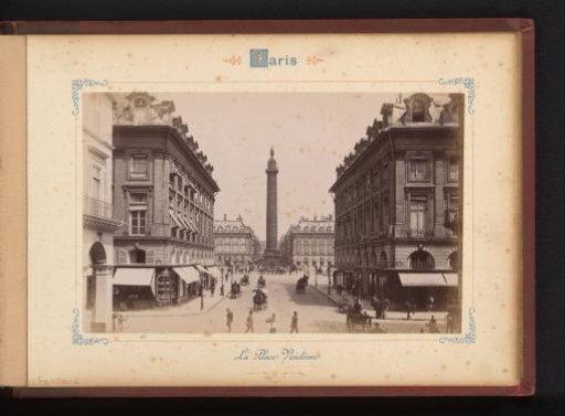 View of Place Vendôme in Paris