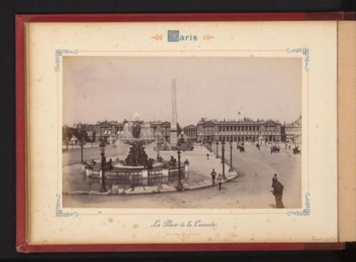 View of Place de la Concorde in Paris