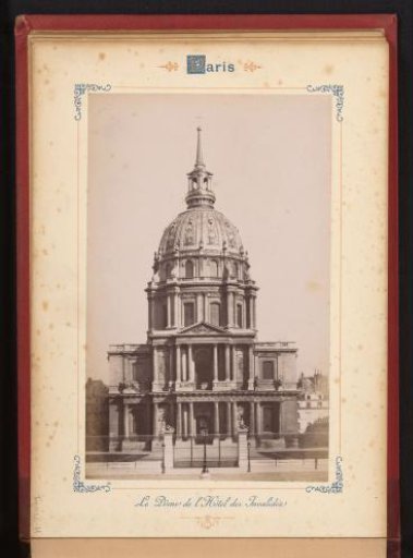 View of the Hôtel des Invalides in Paris