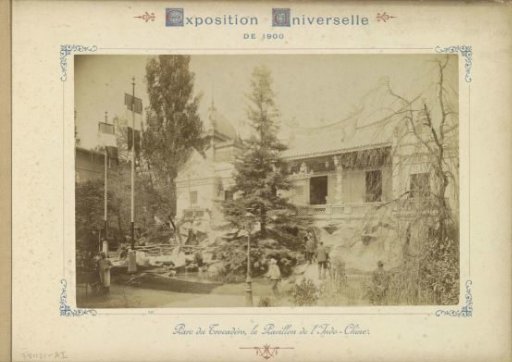 Indo-China pavilion in the Parc de Trocadéro in Paris