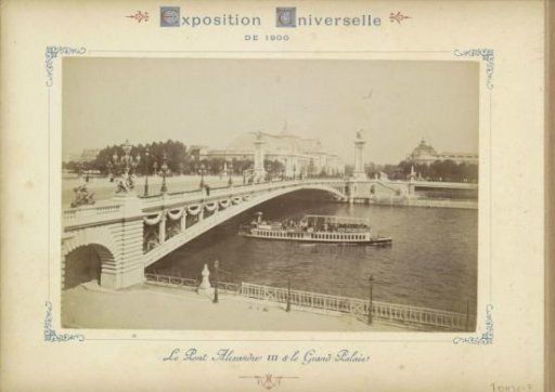 View of the Pont Alexandre-III and the Grand Palais in Paris