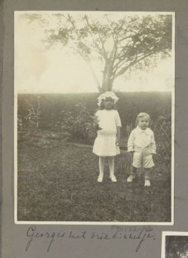 Georges Bergsma and a girlfriend in Sumatra