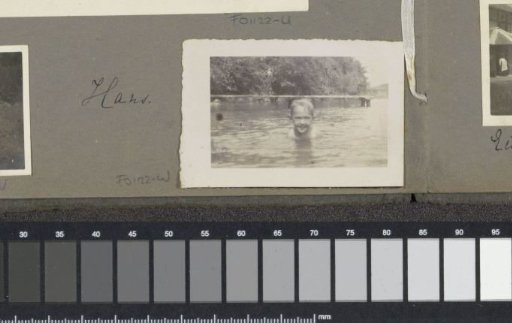 Hans Bergsma swimming in Sumatra
