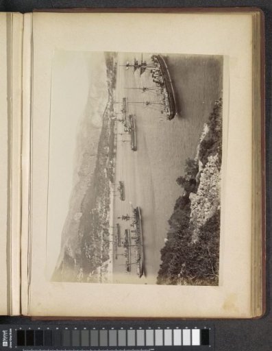 Vessel frame on the roadstead of Villefranche-sur-Mer