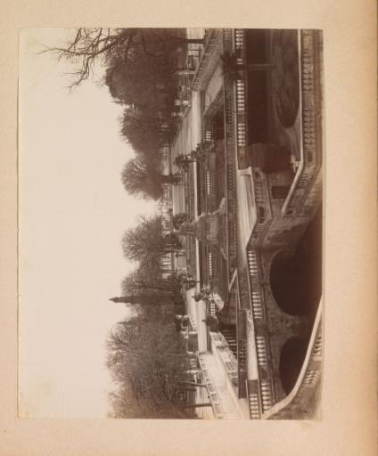 View of the Jardins de la Fontaine in Nîmes