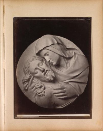 Pietà, relief presumably in Genoa
