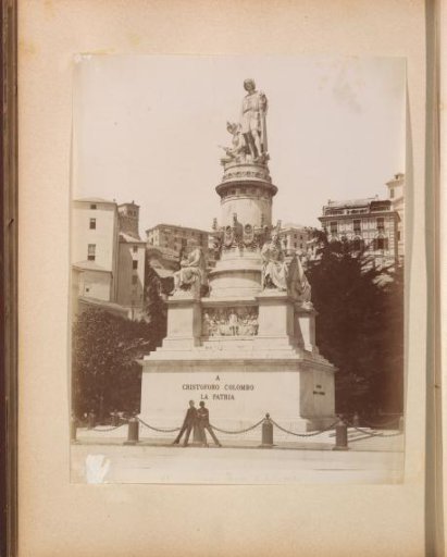 Statue of Christopher Columbus in Genoa