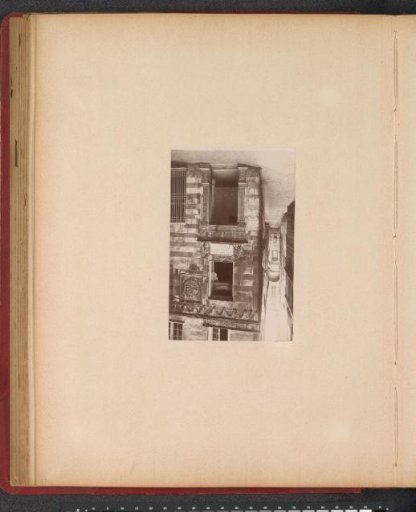 Facade with Latin inscription of the Casa di A. Doria in Genoa