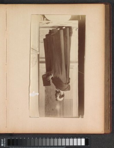 Photographic reproduction (presumably) of a print after a painting by N. Barabino, depicting the personification of civilization and labor (Civiltà è Lavoro), in memory of Carlo Bombrini