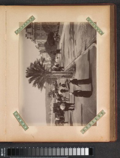 Strolling people on the Promenade des Anglais in Nice