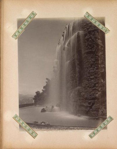 View of the Cascade du Château in Nice