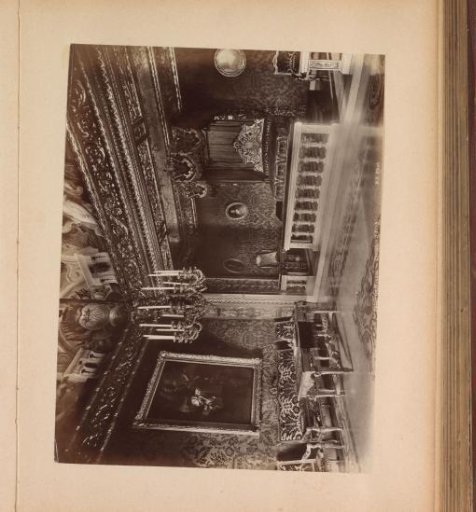 Interior of the Chambre d'York in the Palace of Monaco