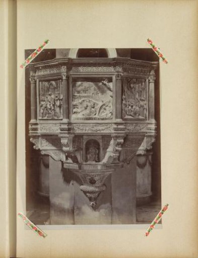 Ornamental Exterior of the Pulpit of the Santa Croce in Florence