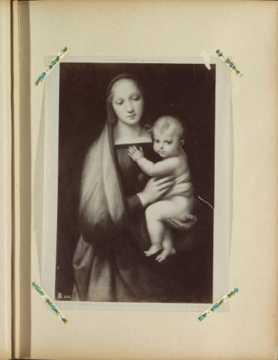 Photographic Reproduction of the Painting Madonna del Granduca by Raphael