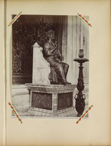 Statue of St. Peter in St. Peter's Basilica in Vatican City