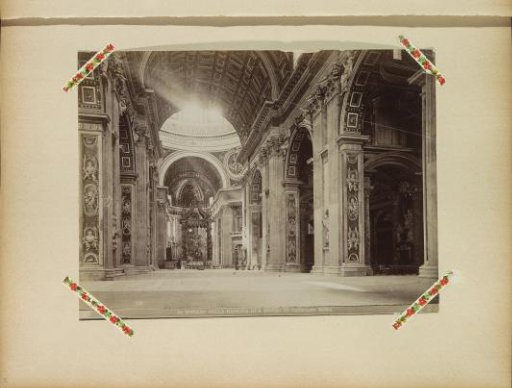 Interior of St. Peter's Basilica in Vatican City