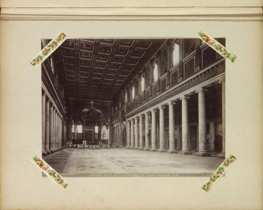 Interior of the Basilica of Santa Maria Maggiore in Rome