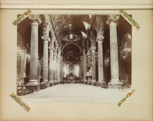 Interior of the Basilica della Santissima Annunziata del Vastato in Genoa
