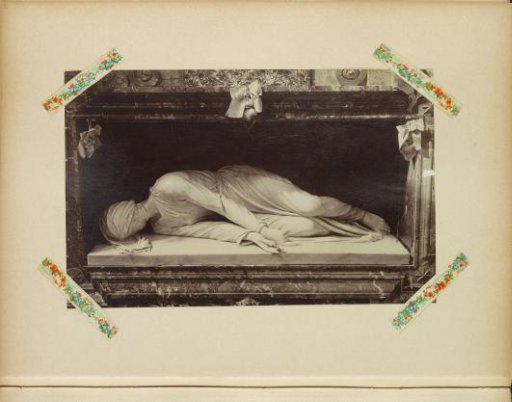 Statue of Saint Cecilia in the Basilica of Santa Cecilia in Rome