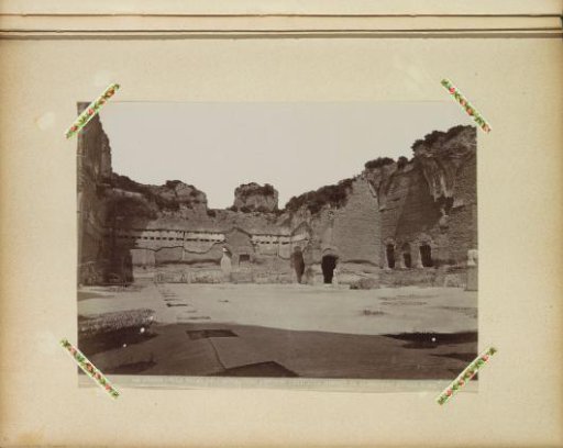 Ruin of the Baths of Caracalla in Rome