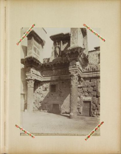 Remains of the Colonnade of the Forum of Nerva in Rome