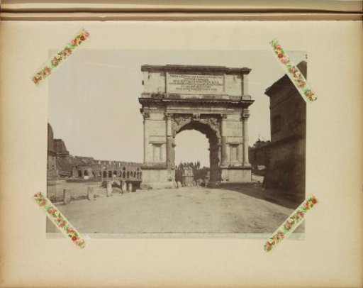 Arch of Titus on the Roman Forum in Rome