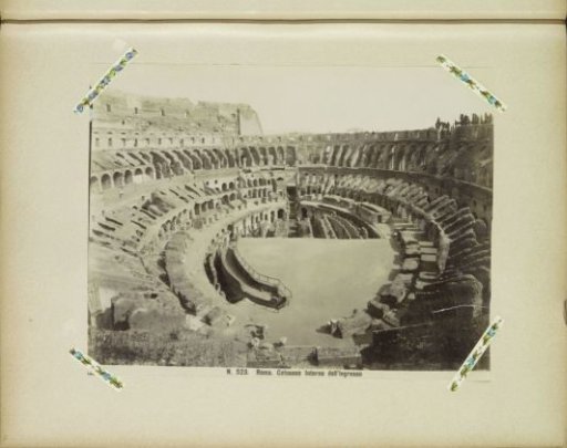 Interior of the Colosseum in Rome