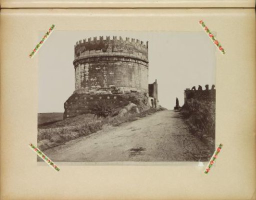 Tomb of Caecilia Metella on the Via Appia south of Rome