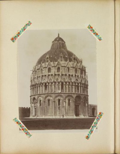 Exterior of the Baptistery (Battistero) in Pisa